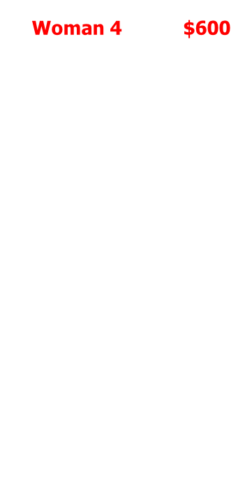 Woman 4           $600
